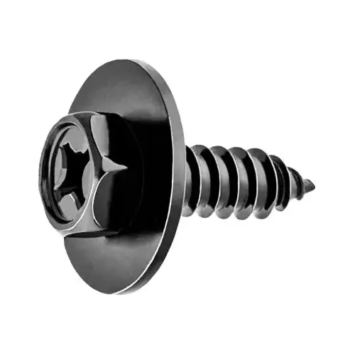 PHIL HEX SEMS TAP SCREW M6.3-1.81 X 20MM 20MM OD Black Zinc PHIL HEX SEMS TAP SCREW M6.3-1.81 X 20MM 20MM OD Black Zinc