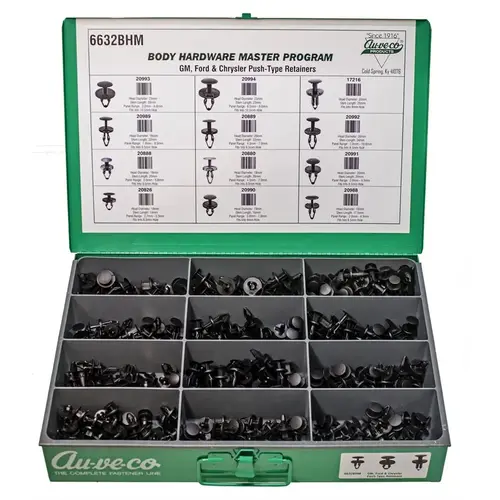 BHM GM, FORD AND CHRYSTLER PUSH-TYPE RETAINERS BHM GM, FORD AND CHRYSTLER PUSH-TYPE RETAINERS