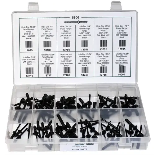 NYLON RIVET QUIK-SELECT KIT NYLON RIVET QUIK-SELECT KIT