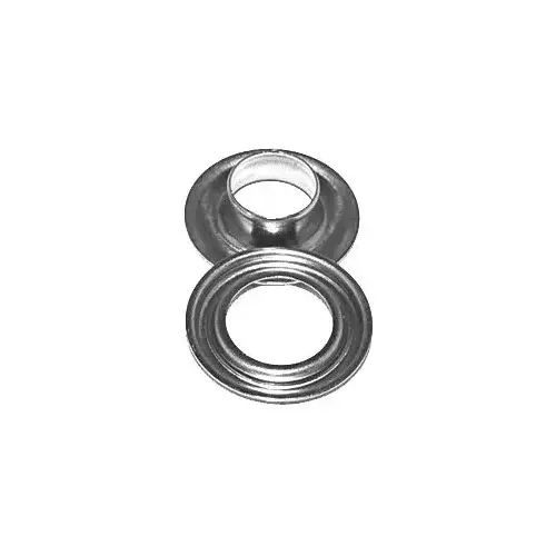 NO. 4 SIZE GROMMET AND WASHER BRASS NO. 4 SIZE GROMMET AND WASHER BRASS