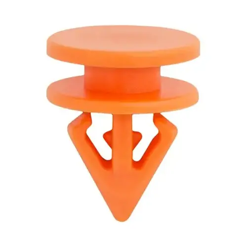 (50) GM DOOR TRIM APPLIQUE CLIP - ORANGE (50) GM DOOR TRIM APPLIQUE CLIP - ORANGE