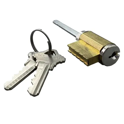 Cylinder, YRD Series Deadbolts, Schlage C Keyway, Chrome