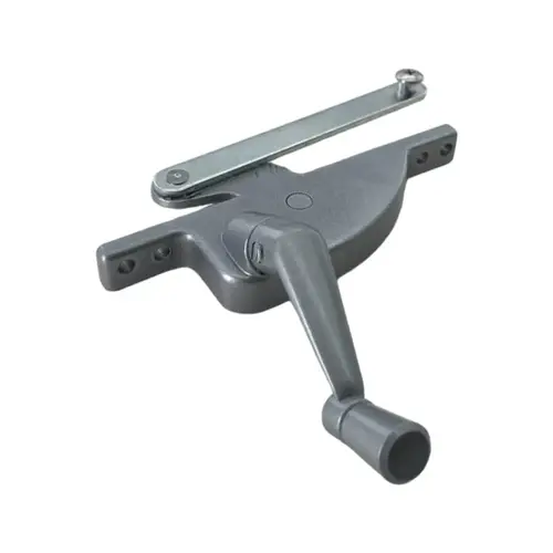 Left Hand Jalousie Window Operator - 4" Link Aluminum