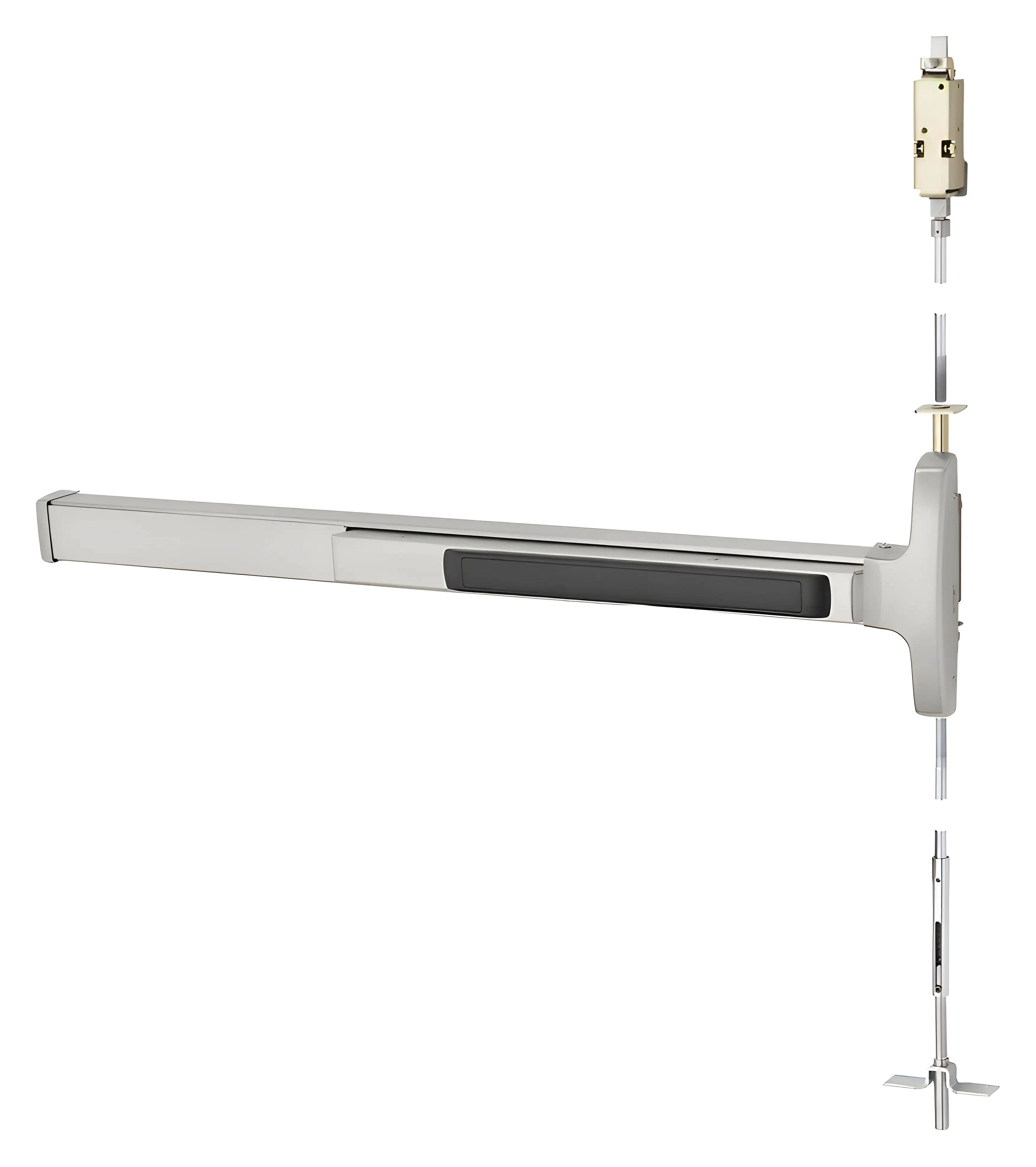 Sargent Concealed Vertical Rod Exit Device Satin Stainless Steel 56-AD8440F ETE LHR 32D