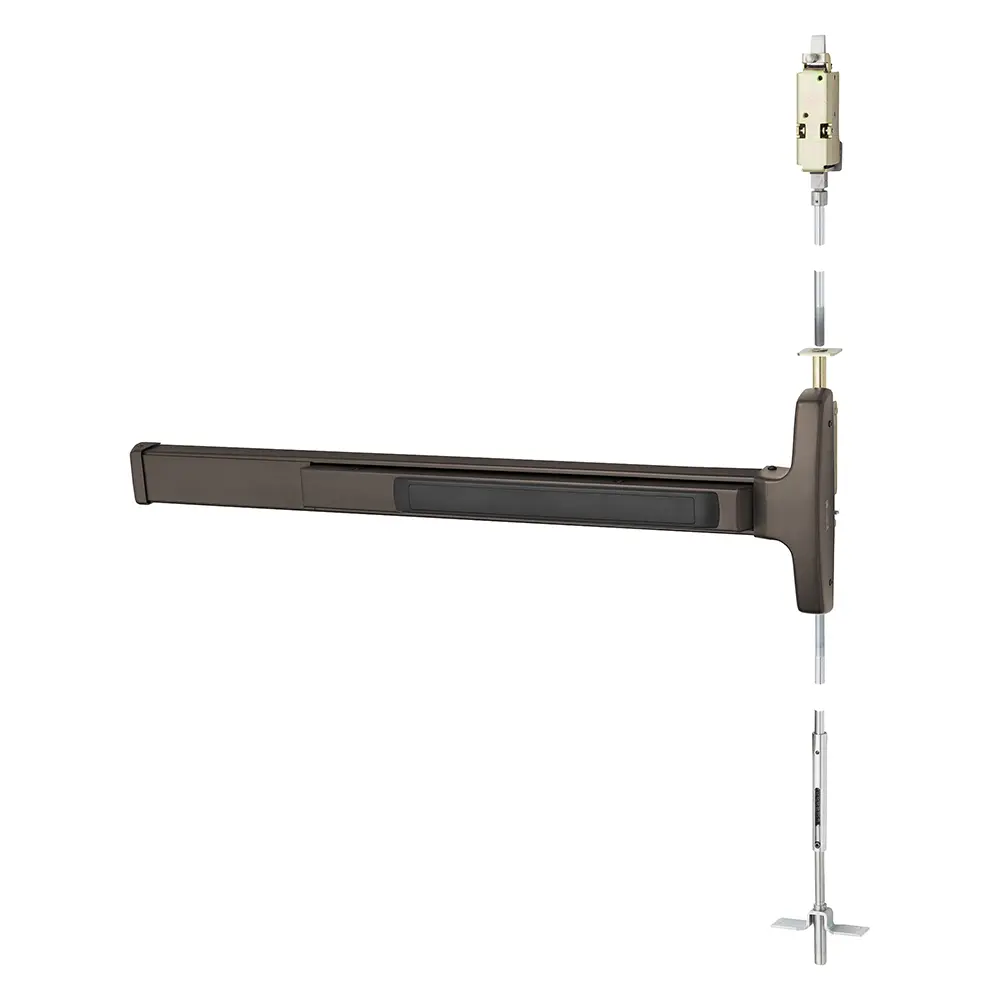 Sargent Concealed Vertical Rod Exit Device Dark Oxidized Bronze 4356-MD8415F ETL LHR 10BE