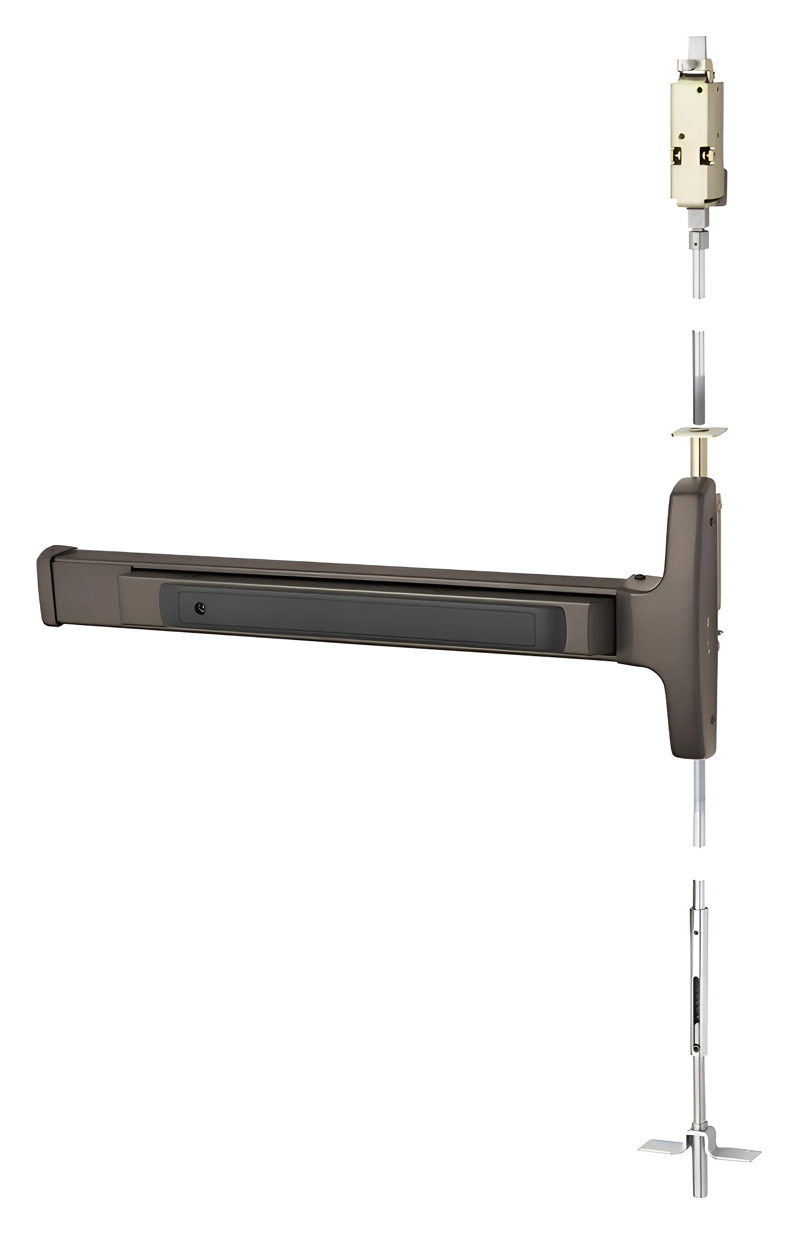 Sargent Concealed Vertical Rod Exit Device Dark Oxidized Bronze 43-AD8473E-12V ETB LHR 10BE