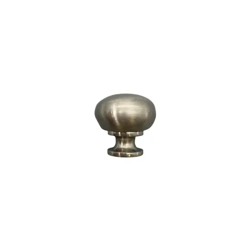 1-1/4 in. Brushed Nickel Cabinet Knob - pack of 5