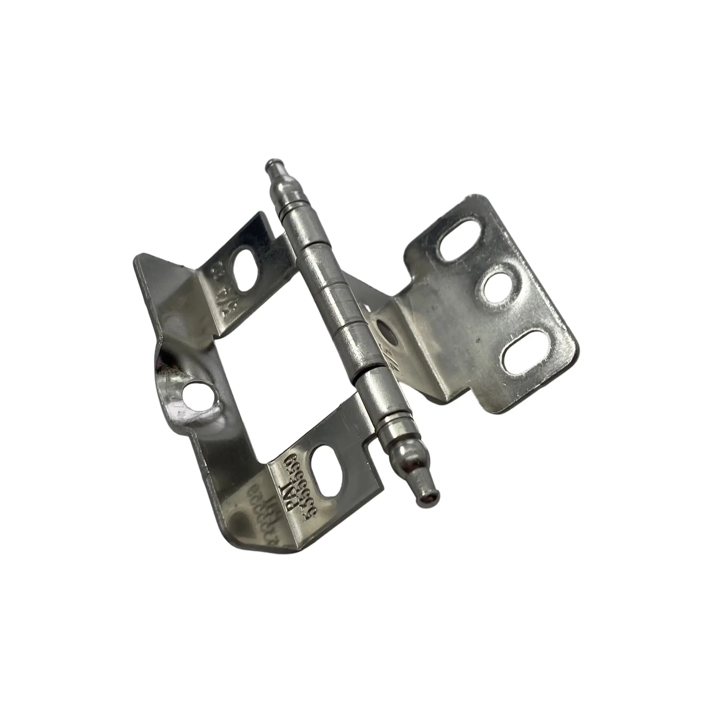 Amerock Full Inset Cabinet Hinge For Door Hardware 3/4 Nickel - pack of 2 CM3175TM14-XCP2 Amerock Full Inset Cabinet Hinge For Door Hardware 3/4 Nickel - pack of 2 CM3175TM14-XCP2
