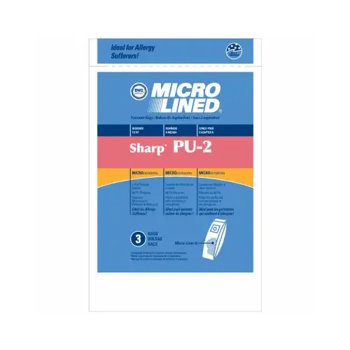 Vacuum Cleaner Bags, PU-2 Style - pack of 3 Vacuum Cleaner Bags, PU-2 Style - pack of 3
