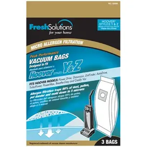 ELCO LABORATORIES INC 70366 Vacuum Cleaner Bags, Y & Z Style - pack of 3