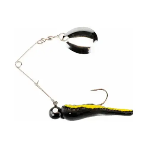 Beetle Spinner, Black Nickel/Yellow Stripe, 1/4-oz. Beetle Spinner, Black Nickel/Yellow Stripe, 1/4-oz.
