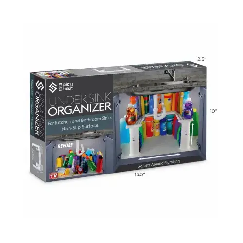 Adjustable Under Sink Kitchen/Bathroom Organizer Adjustable Under Sink Kitchen/Bathroom Organizer