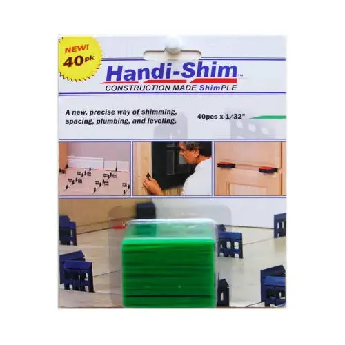 Handi-Shim Construction Shim, Green, 1/32-In., 40-Ct.