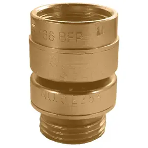 ARROWHEAD BRASS & PLUMBING PK1380 Self-Draining Vacuum Breaker Replacement, Brass