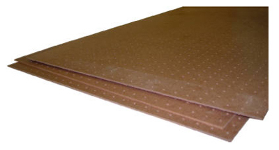 Alexandria Moulding PG001-6H048C Pegboard Panel, 3/16-In. x 2 x 4-Ft. Brown