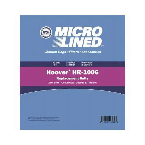 Hoover Convertible 048 Vacuum Agitator Belt - pair Hoover Convertible 048 Vacuum Agitator Belt - pair