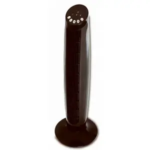 HomePointe FZ10-9LR 3-Speed Tower Fan With Remote, Black, 36-In.