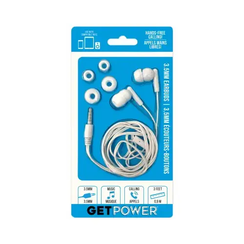 3.5mm White Music & Calling Earbuds 3.5mm White Music & Calling Earbuds