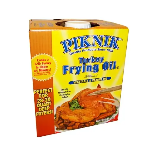 Turkey Frying Oil, 3 Gallons