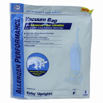 ESSCO KR-14405 Vacuum Cleaner Bag, Kirby Style F - pack of 6