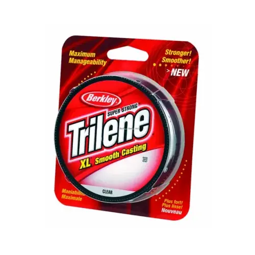 Trilene XL Smooth Casting Mono Filler Fishing Line Spool, Clear, 4 Lb., 330 Yd. Trilene XL Smooth Casting Mono Filler Fishing Line Spool, Clear, 4 Lb., 330 Yd.