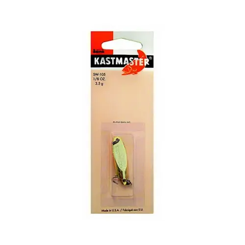 Kastmaster Spoon Fishing Lure, Gold, 1-3/8 In. Kastmaster Spoon Fishing Lure, Gold, 1-3/8 In.