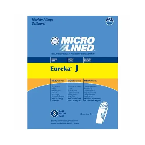 Eureka J-Style Vacuum Cleaner Bag - pack of 3