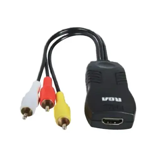 HDMI Composite Adapter, Black HDMI Composite Adapter, Black