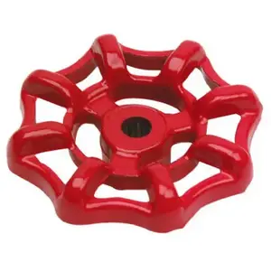 Master Plumber 223-842-XCP5 Sillcock Handle, Metal, Round Stem, Red - pack of 5