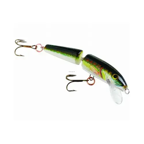 Floating Jointed Minnow Lure, Silver, 2 In. Floating Jointed Minnow Lure, Silver, 2 In.