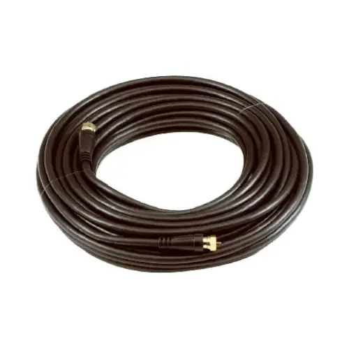 50-Ft. Black RG6 Coaxial Cable 50-Ft. Black RG6 Coaxial Cable