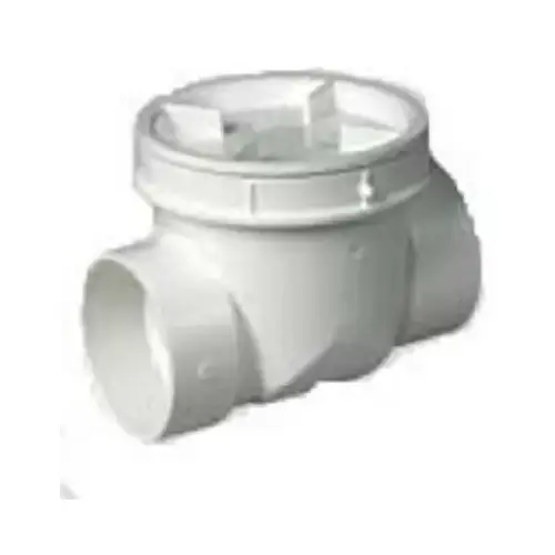 PVC Backwater Valve, 4-In.