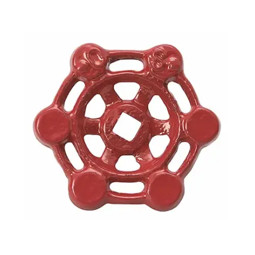 Square Stem Wheel Handle, Fits Most Square Stem Valves, 1-1/4 & 1-1/2-In. Valve Size Square Stem Wheel Handle, Fits Most Square Stem Valves, 1-1/4 & 1-1/2-In. Valve Size