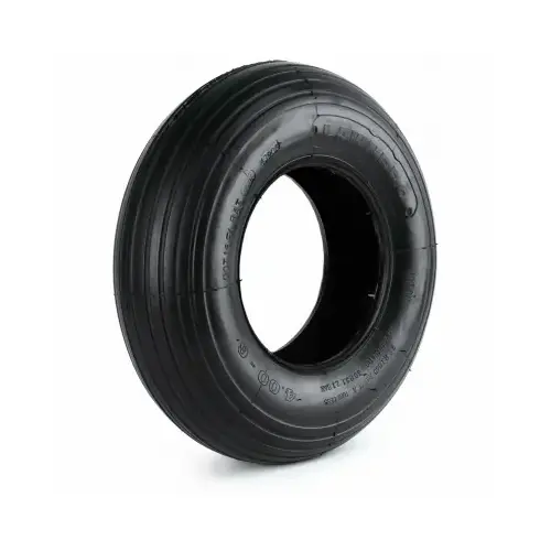 Wheelbarrow Tire, Ribbed Tread