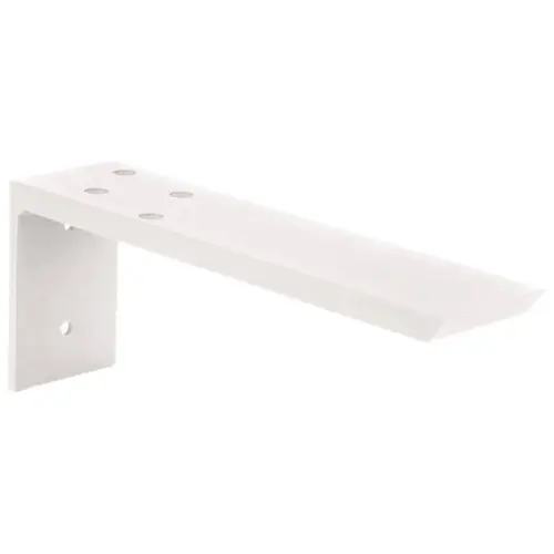 Forward L Bracket, Centerline Countertop Support 21" Length: 533 mm (21"), white Forward L Bracket, Centerline Countertop Support 21" Length: 533 mm (21"), white