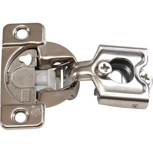 Concealed Face Frame Hinge, Grass TEC Wrap Around, 108 degree Opening Angle, Soft-Close Door: 1/8"; Arm: 7/16" 04431A-15 1/2" Overlay, Screw-on; Model 04431A-15