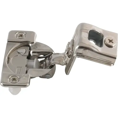 Concealed Face Frame Hinge, Grass TEC Wrap Around, 108 degree Opening Angle, Soft-Close Arm: 13/32" 02805A-15 1-1/2" Overlay, Press-fit; Model 02805A-15 Concealed Face Frame Hinge, Grass TEC Wrap Around, 108 degree Opening Angle, Soft-Close Arm: 13/32" 02805A-15 1-1/2" Overlay, Press-fit; Model 02805A-15