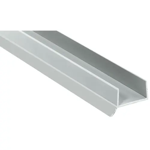 Plinth profile, with sealing lip 5/8" 16 mm Length 2.5 m, white, for panel thickness: 16 mm White Plinth profile, with sealing lip 5/8" 16 mm Length 2.5 m, white, for panel thickness: 16 mm White