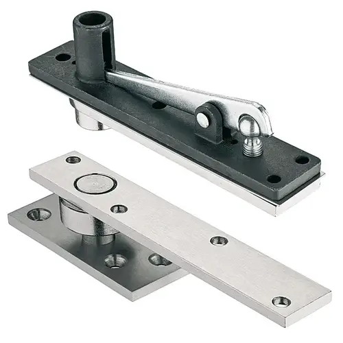 Door Hinge, Center Hung Pivot, Top and Bottom Set For double action doors, 630 (US32D) stainless steel, satin Door Hinge, Center Hung Pivot, Top and Bottom Set For double action doors, 630 (US32D) stainless steel, satin