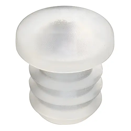 Door Bumper, Plastic Material, Press-Fit Installation, 8.5 X 8 X 1.5 mm Dimensions, 6 mm Drill Hole Diameter, Transparent Finish Door Bumper, Plastic Material, Press-Fit Installation, 8.5 X 8 X 1.5 mm Dimensions, 6 mm Drill Hole Diameter, Transparent Finish