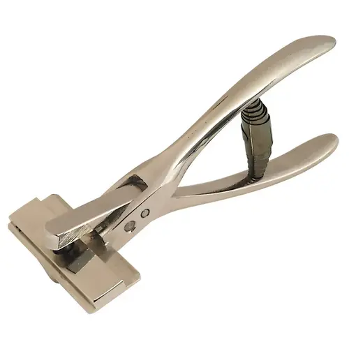 Card Punch, for Card Lock Safe-O-Mat 500 series card lock system Chrome Card Punch, for Card Lock Safe-O-Mat 500 series card lock system Chrome