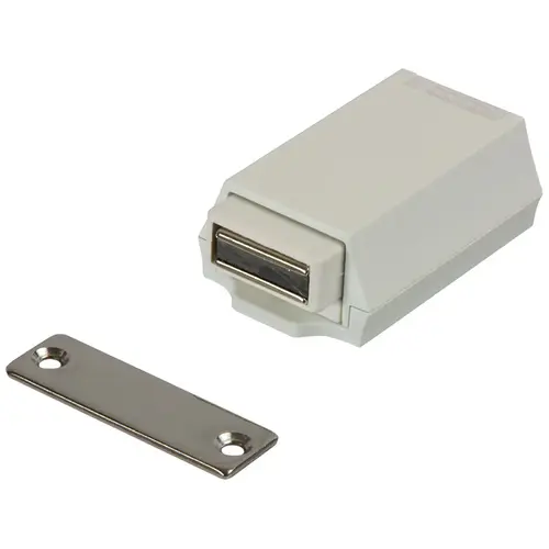 Heavy Duty Magnetic Push Latch White White