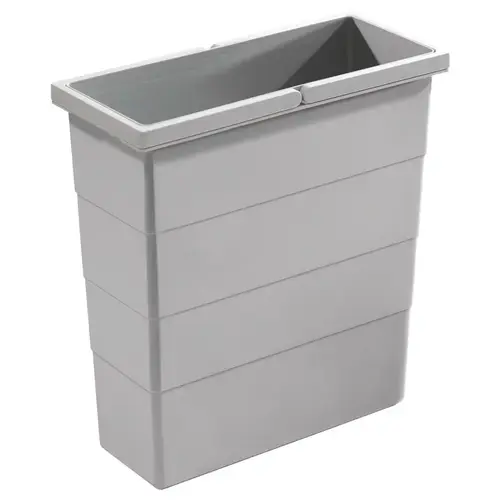 12 Liter Replacement Waste Bin, for Hailo Euro Cargo Plastic, Light gray Light gray 12 Liter Replacement Waste Bin, for Hailo Euro Cargo Plastic, Light gray Light gray