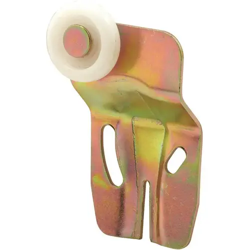 1/2 in. Offset 7/8 in. Back Closet Door Roller Nylon Wheel Yellow zinc 1/2 in. Offset 7/8 in. Back Closet Door Roller Nylon Wheel Yellow zinc