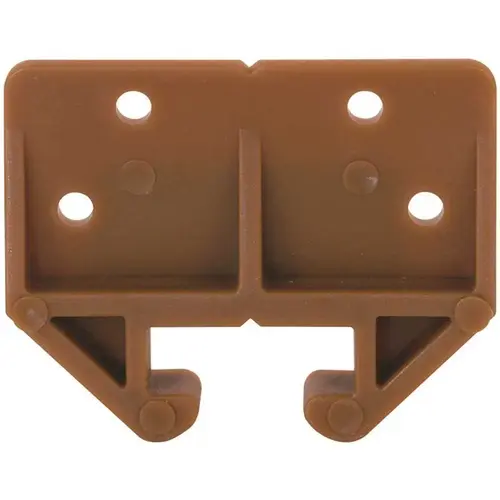 Drawer Track Guides for 1/4 in. x 7/8 in. Track Brown Drawer Track Guides for 1/4 in. x 7/8 in. Track Brown