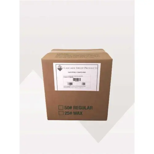 Sweeping Compound Oil Base, W/Grit, Red 50 LB Box Sweeping Compound Oil Base, W/Grit, Red 50 LB Box