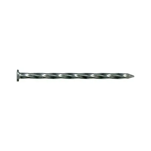 Deck Nails, Spiral Shank, Galvanized, 12D, 3.25-In., 1-Lb. Deck Nails, Spiral Shank, Galvanized, 12D, 3.25-In., 1-Lb.