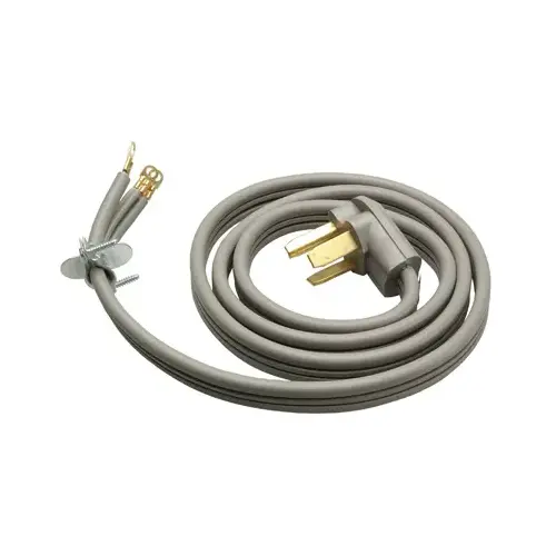 4-Ft. 10/3 SRDT Gray Flat Dryer Cord 4-Ft. 10/3 SRDT Gray Flat Dryer Cord