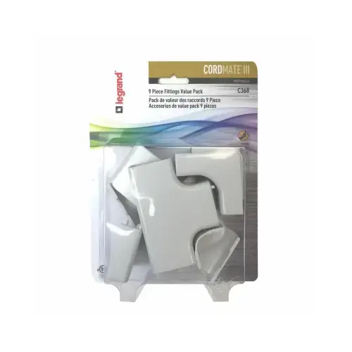 Plastic Fitting Pack, White