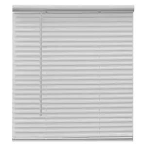 Nien Made 3164LFC Cordless PVC Light Filtering Mini Blinds, White, 1 In. Slats, 31 x 64 In.